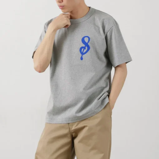 A.G.SPALDING＆BROS / 14/Jersey Felt Letter Short Sleeve T-Shirt S Logo