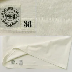 A.G.SPALDING＆BROS / 14/Jersey Felt Letter Short Sleeve T-Shirt S Logo