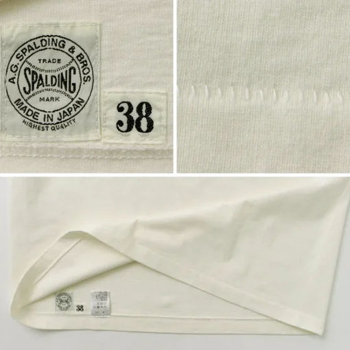 A.G.SPALDING＆BROS / 14/Jersey Felt Letter Short Sleeve T-Shirt S Logo