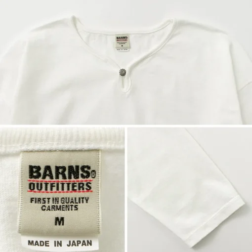 BARNS / Big Cozun knitiing Concho Long Sleeve T-Shirt