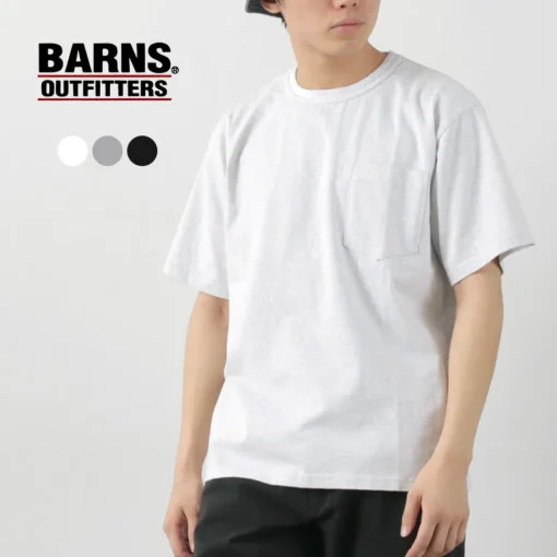 BARNS / Toughneck Short Sleeve Solid T-Shirt