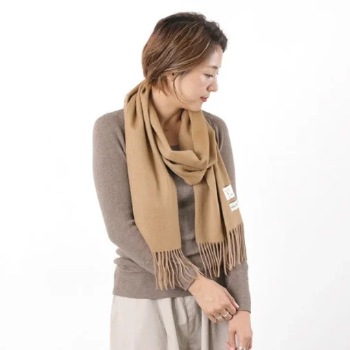 BEEE / Solid cashmere scarf