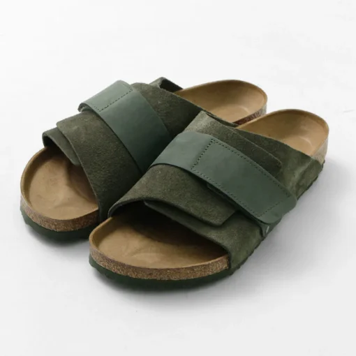 BIRKENSTOCK / Kyoto Sandals Nubuck Leather Suede