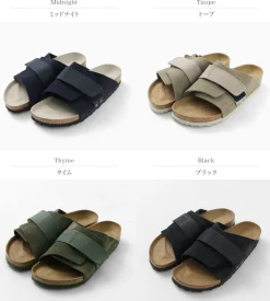 BIRKENSTOCK / Kyoto Sandals Nubuck Leather Suede