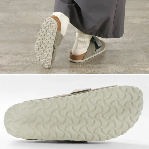BIRKENSTOCK / Kyoto Sandals Nubuck Leather Suede