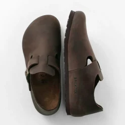 BIRKENSTOCK / LONDON / Oiled Leather Oiled Nubuck Leather Shoes