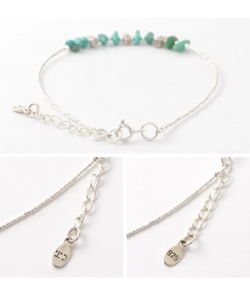 CHALISA T.. / Turquoise Tiny Beads Anklet