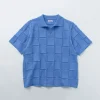 COOHEM / Links Check Knit Pullover