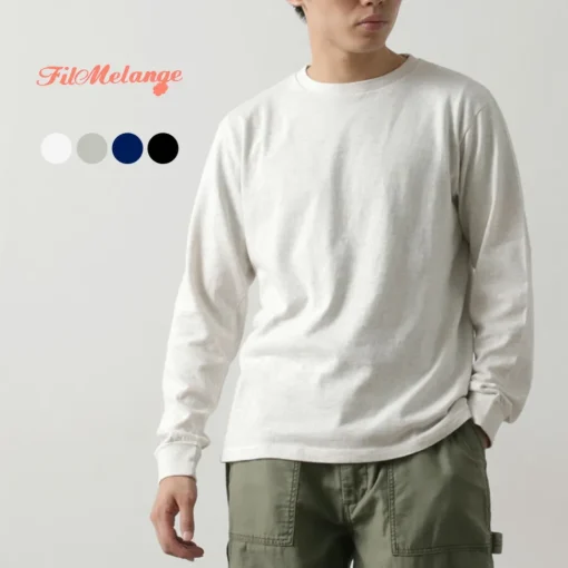 FILMELANGE / Dole Organic Raffy Jersey Long Sleeve T-Shirt