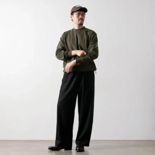 FLISTFIA / Long Sleeve Drawcord Pullover