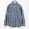 FOB FACTORY / F3494 Chambray work shirt
