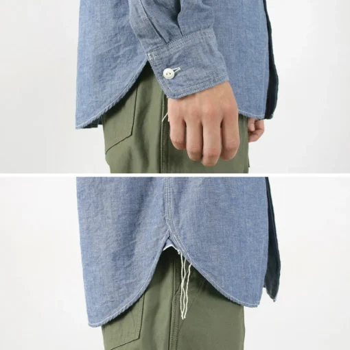 FOB FACTORY / F3494 Chambray work shirt
