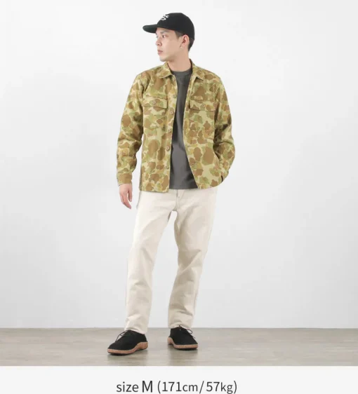 FOB FACTORY / F0516 Cotton hemp herringbone Trouser