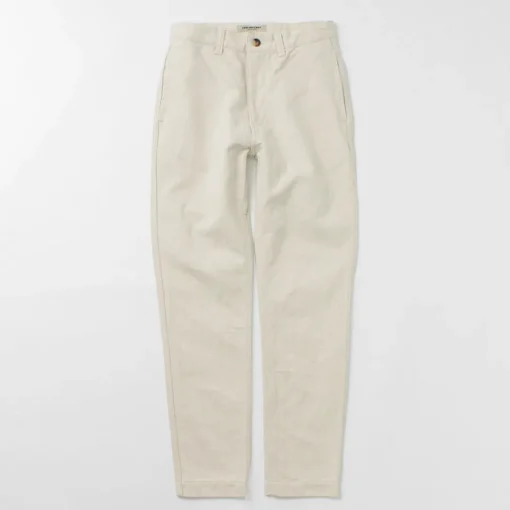 FOB FACTORY / F0516 Cotton hemp herringbone Trouser