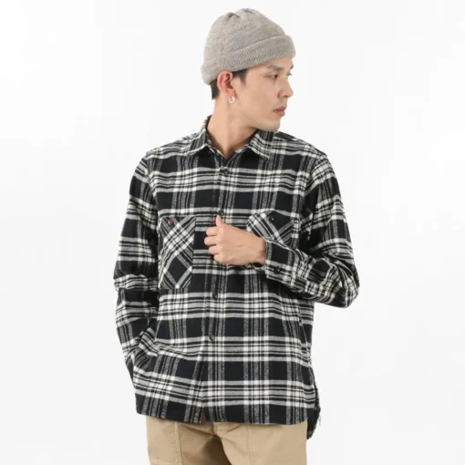 FOB FACTORY / F3481 HEAVY NEL WORK SHIRT