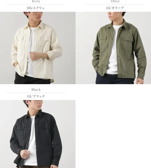 FOB FACTORY / F3498 Long sleeve field shirt