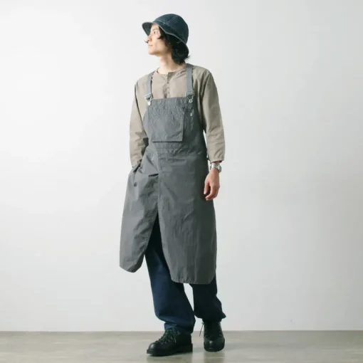 GARAGE GREEN WORKS / Danner Collaboration Cotton Nylon Buff Long Apron