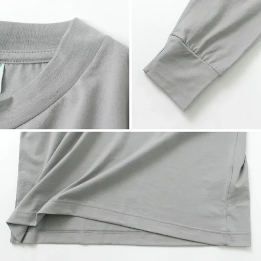 GICIPI / BACCALA Crew Neck Relaxed Fit Long Sleeve T-Shirt