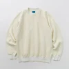 GOOD ON / Quilted Long Sleeve Raglan Crewneck Shirt Photoelectron