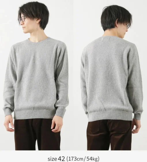 HARLEY OF SCOTLAND / Crew Neck Knit