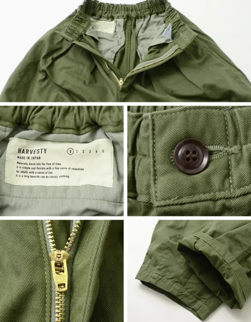 HARVESTY / Cotton Chino Circus Pants