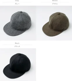 HIGHER / Melton Long Brim Cap