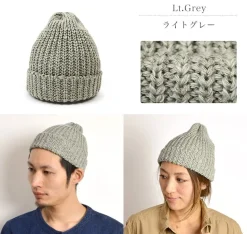 HIGHLAND 2000 / Cotton Linen Short Knitsted Cap