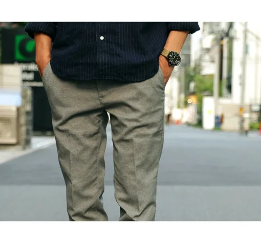 JAPAN BLUE JEANS / Officer Tapered Full Flanser Trousers