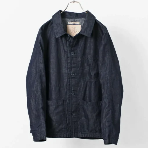 JAPAN BLUE JEANS / RJB7070 Summer French Coverall Jacket Cotton Linen Denim