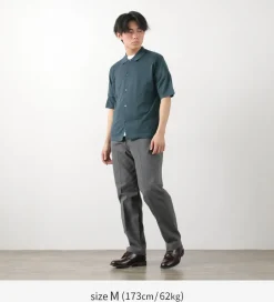 JOHN SMEDLEY / Sea Island Cotton 30 Gauge Knit Shirt