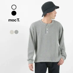 MOC T / Heavy Neon Waffle Henry Neck Pullover