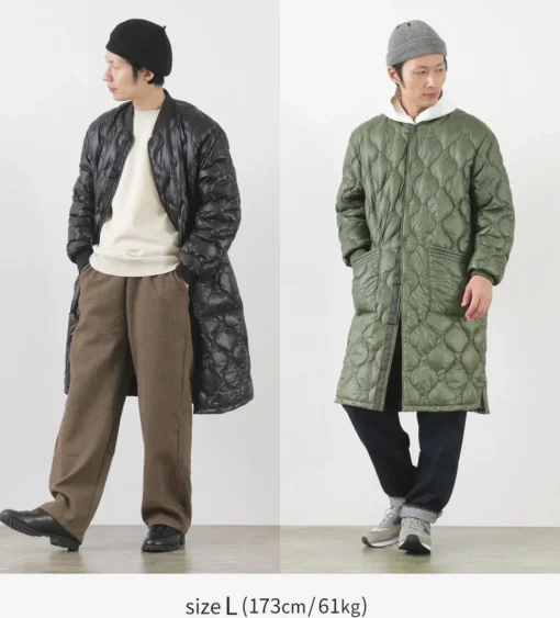 NANGA / Onion quilt down half coat