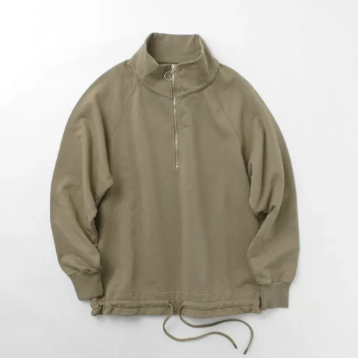 PARAGES / Battle Half Zip Sweatshirt