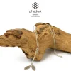 PHADUA / Karen Silver Leaf Bead Necklace