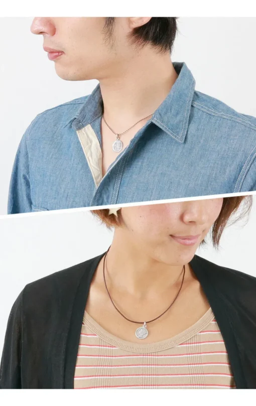 PHADUA / Old coin pendant top US 1 dime