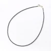 PHADUA / Onyx (2mm) cut bead necklace/anklet