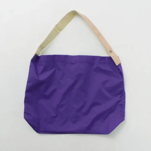 PHADUA / Ripstop Nylon Leather Sack/Shoulder Bag