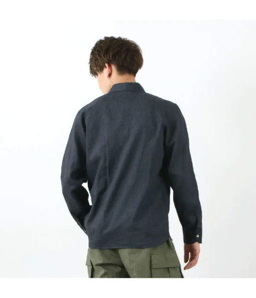 RE MADE IN TOKYO JAPAN / Linen Canvas Split Raglan Shirt