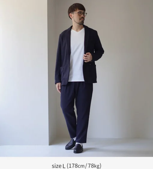 RE MADE IN TOKYO JAPAN / Tokyo Made V-Neck Long Sleeve Dress T-Shirt 5721A-CT