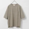 REMI RELIEF / Melange jersey short sleeve pocket T-shirt