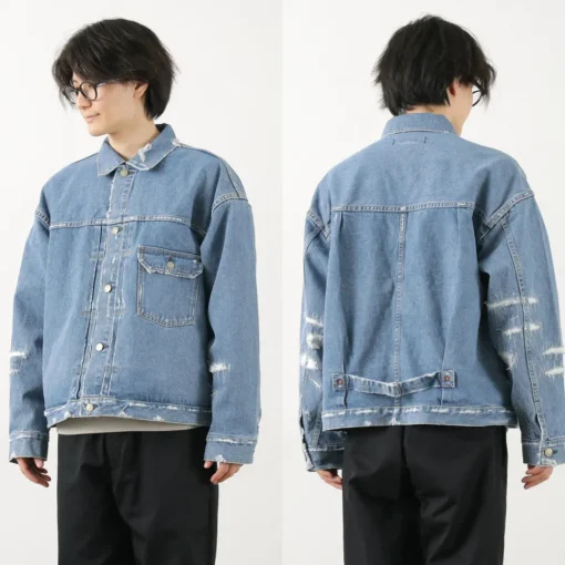 REMI RELIEF / 14OZ DENIM 1st JKT (repaired)