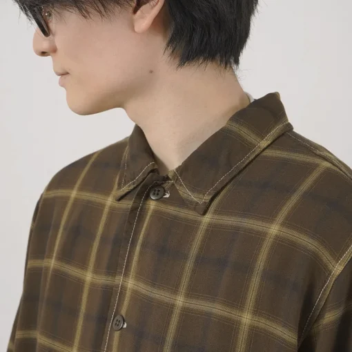 REMI RELIEF / Rayon Plaid Shirt