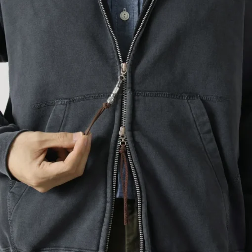 REMI RELIEF / SP processing Pile-lining ZIP Hoodie (Plain)