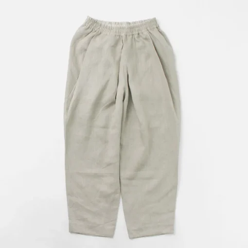 ROCOCO / Vintage Linen Wide Tucked Easy Pants