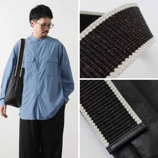 SENTI / Dyneema Leather Box Type Shoulder Bag
