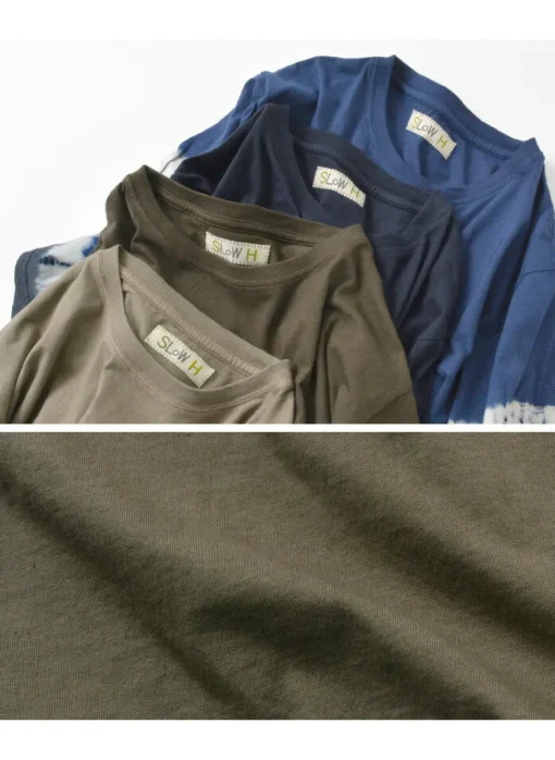 SLOW HANDS / Tie-Dye Sleeve T-Shirt