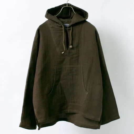 SLOW HANDS / Triple gauze Mexican parka