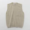 TOM SIMPSON / Crew Neck Pocket Knit Vest