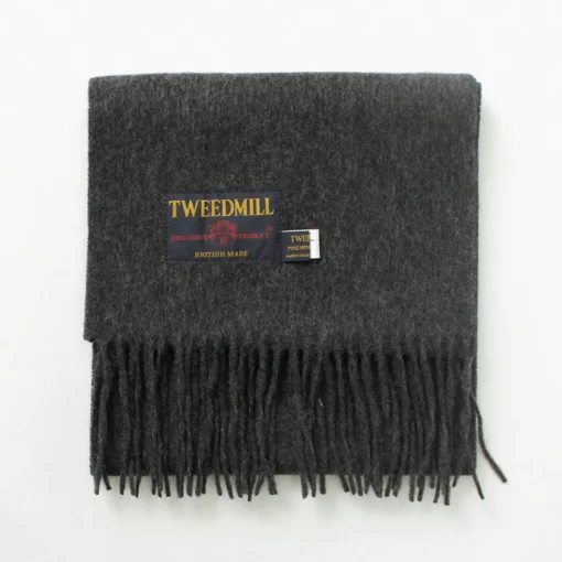 TWEED MILL / Lamb Wool Scarf Solid