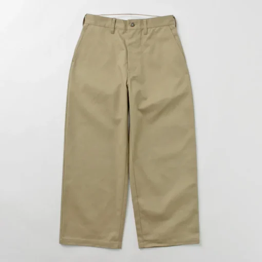UNIVERSAL OVERALL / Heritage T/C Volume Trousers STONE CARVERE